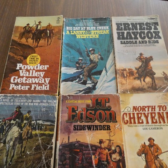 Lot of 10 Vintage 60s 70s Western Paperbacks~ Luke Short and More - Picture 2 of 10